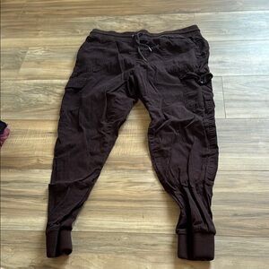 Women’s Dark Purple Cargo Jogger Pants